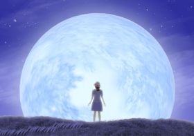 8月31日スーパームーン☆癒しの満月