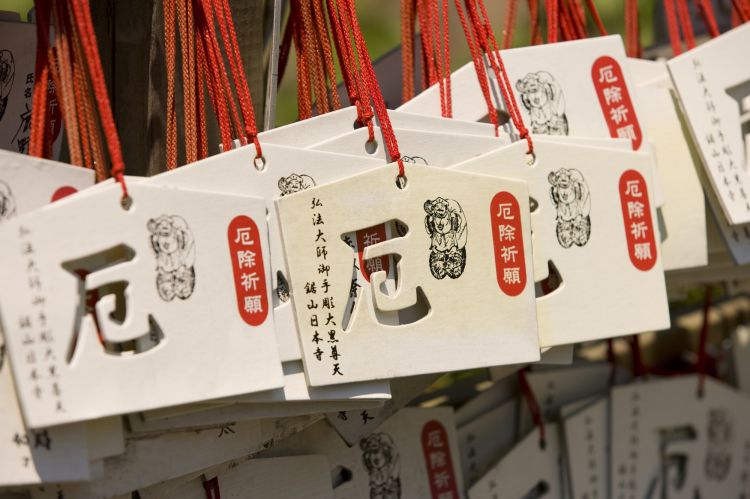 厄払いの絵馬